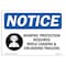 Signmission OSHA, Hearing Protection Required With Symbol, 14in X 10in Rigid Plastic, OS-NS-P-1014-L-13392 OS-NS-P-1014-L-13392 - alternate 1